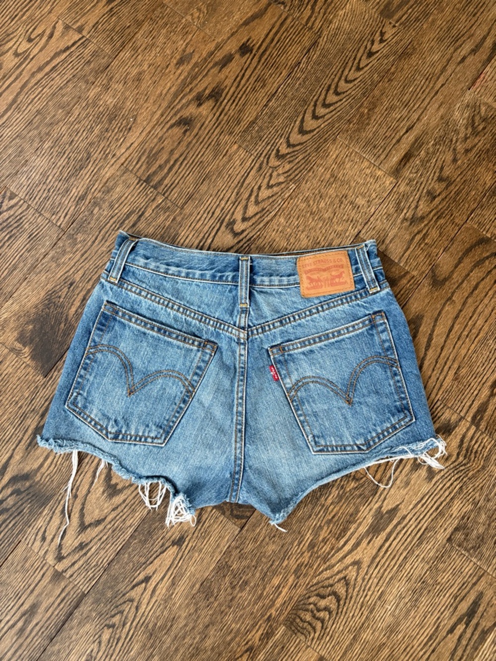 Levi's Denim Cutoff Shorts - Picture 2 of 6